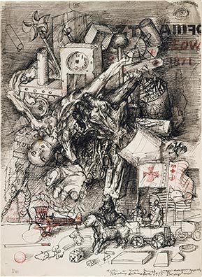 &Eacute;tude pour la peinture &laquo;&nbsp;Triomphe de la mort&nbsp;&raquo;