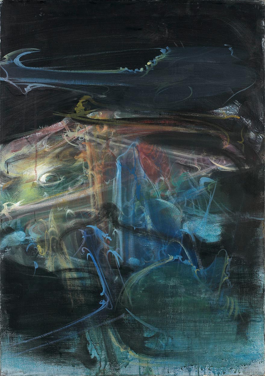 Untitled, 1984, oil on canvas, 92 × 65 cm – Dado’s painting – The ...